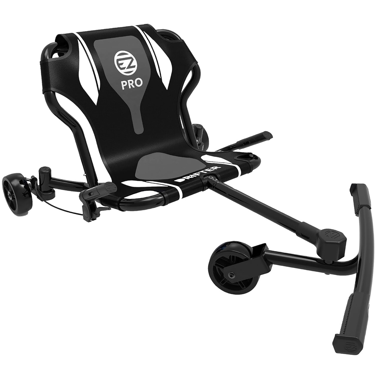 EzyRoller: Drifter Pro X - Black Magic - Ride-On Scooter, Cambering Motion, Pedal Free Cart, Hand Brakes, Extendable Frame, 220lb Cap, Kids-Adults 9+